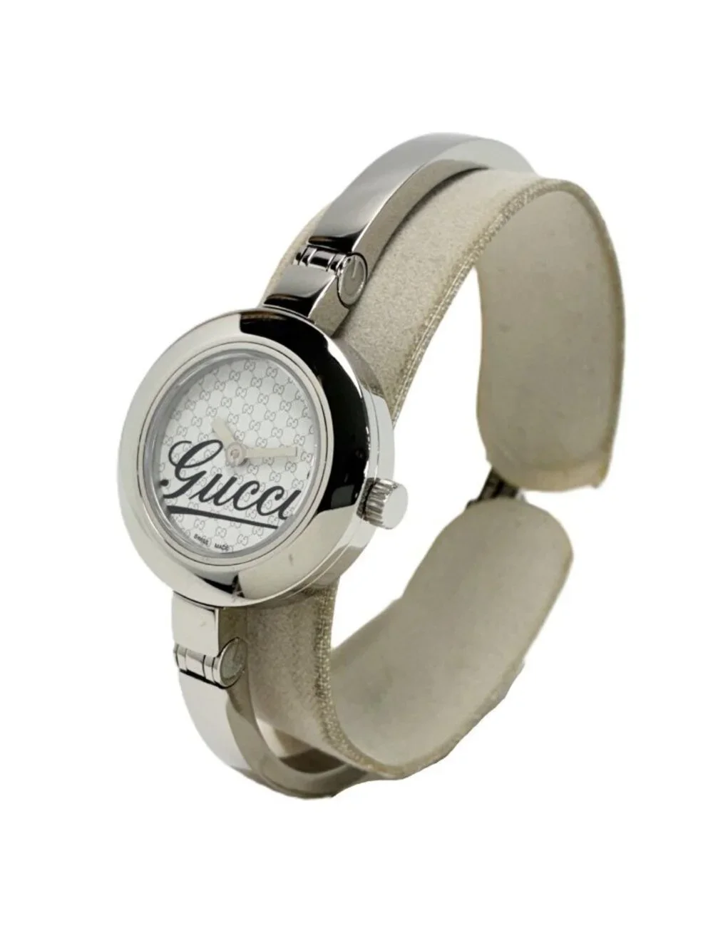 Gucci Circle 105 Silver Quartz Watch